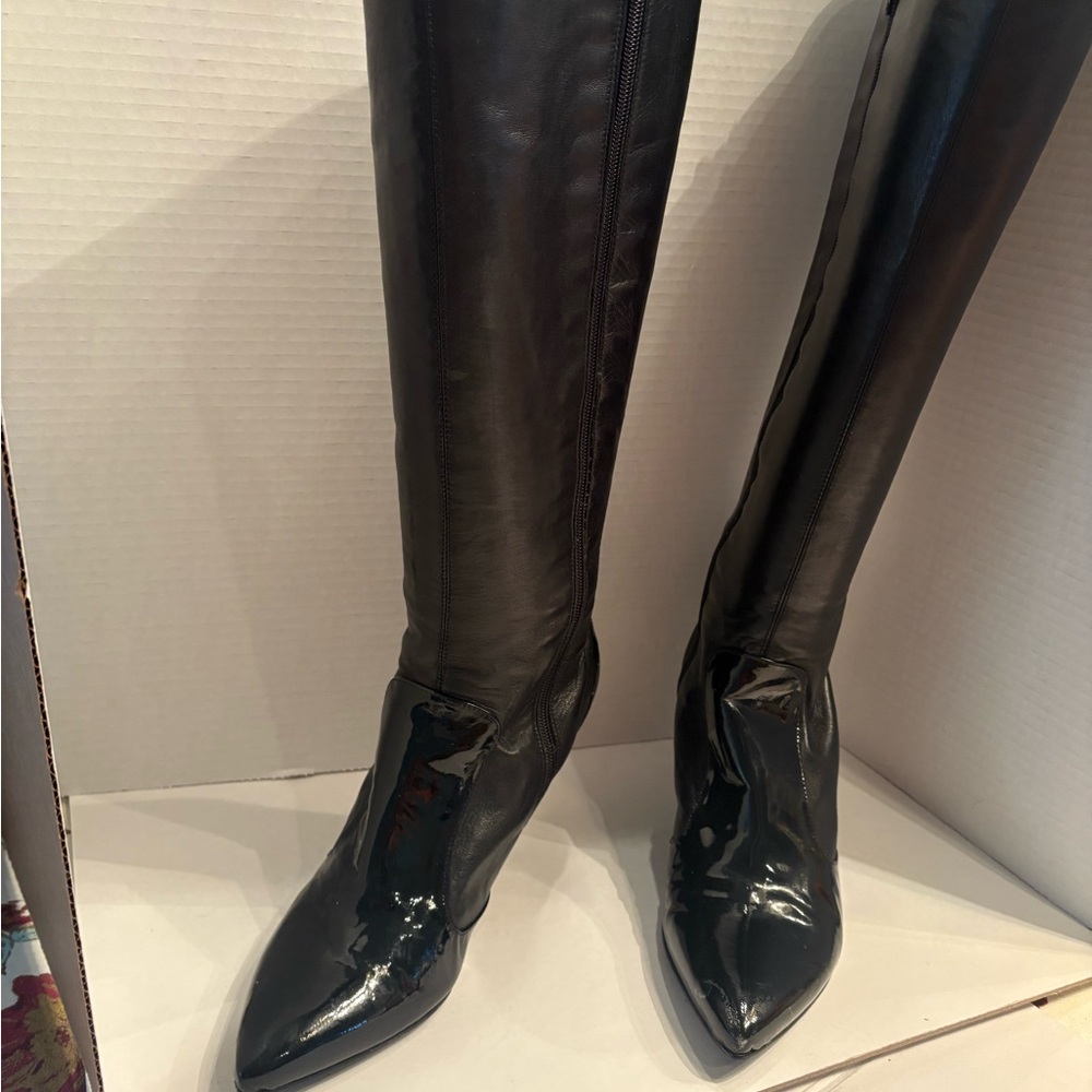 Elegant Black Over the Knee Boots